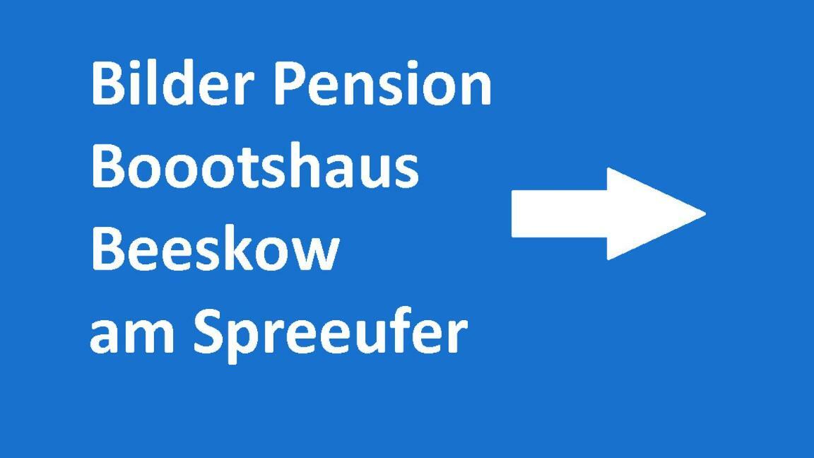 Отель Boootshaus - Am Spreeufer Бесков Экстерьер фото